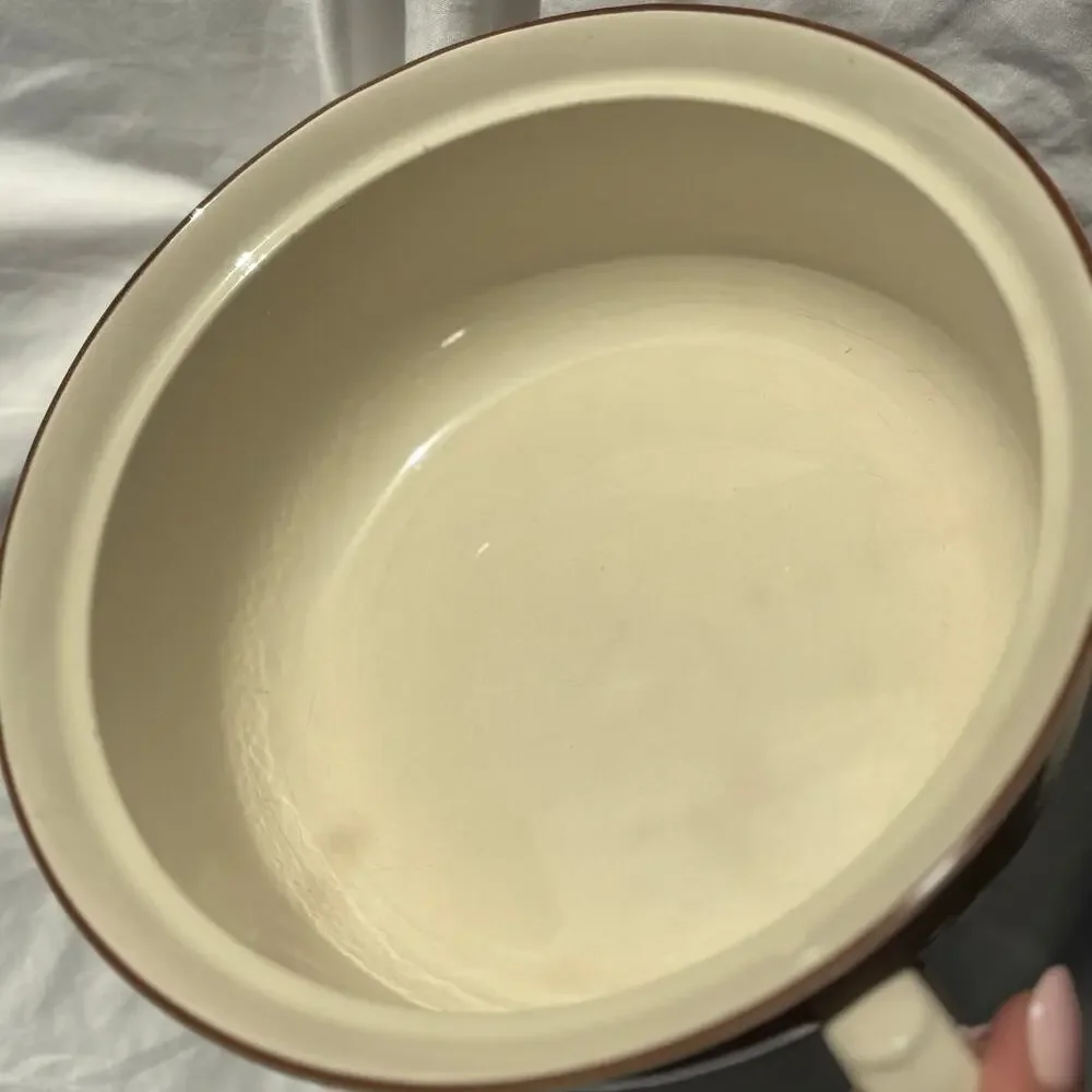 Cumberland Stoneware Mayblossom Covered Casserole Dish Vintage Japan